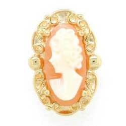 A1601 14K CAMEO SLIDE 